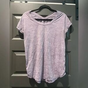 Z by Zella Purple Heathered Top